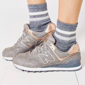New Balance Encap 574 Precious Metals Grey Rose Gold Sneakers Women's Size 9